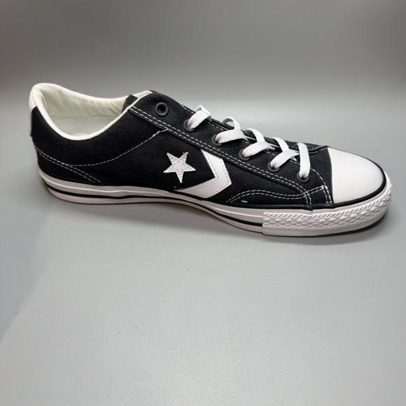 Converse Star Player Ox All Star Black Low TopTrainers Mens 9 NEW TRIED ON - Picture 7 of 9